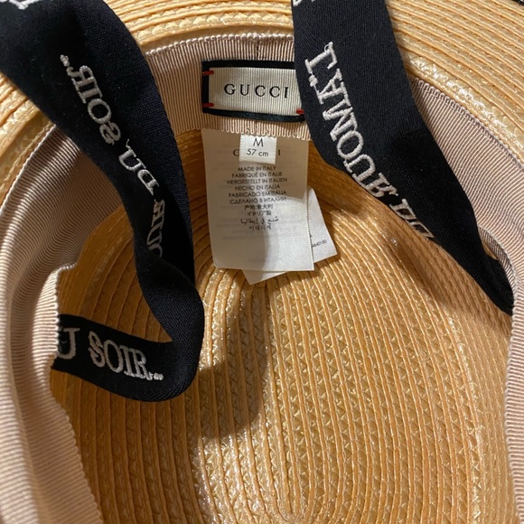 Gucci Authentic Wicker Hat with receipt copy - Picture 6 of 6